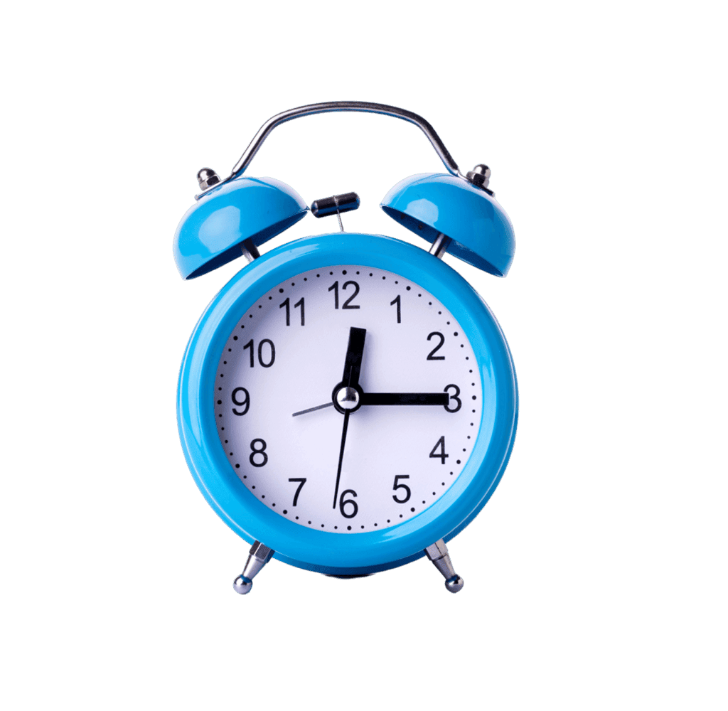 Blue Alarm Clock